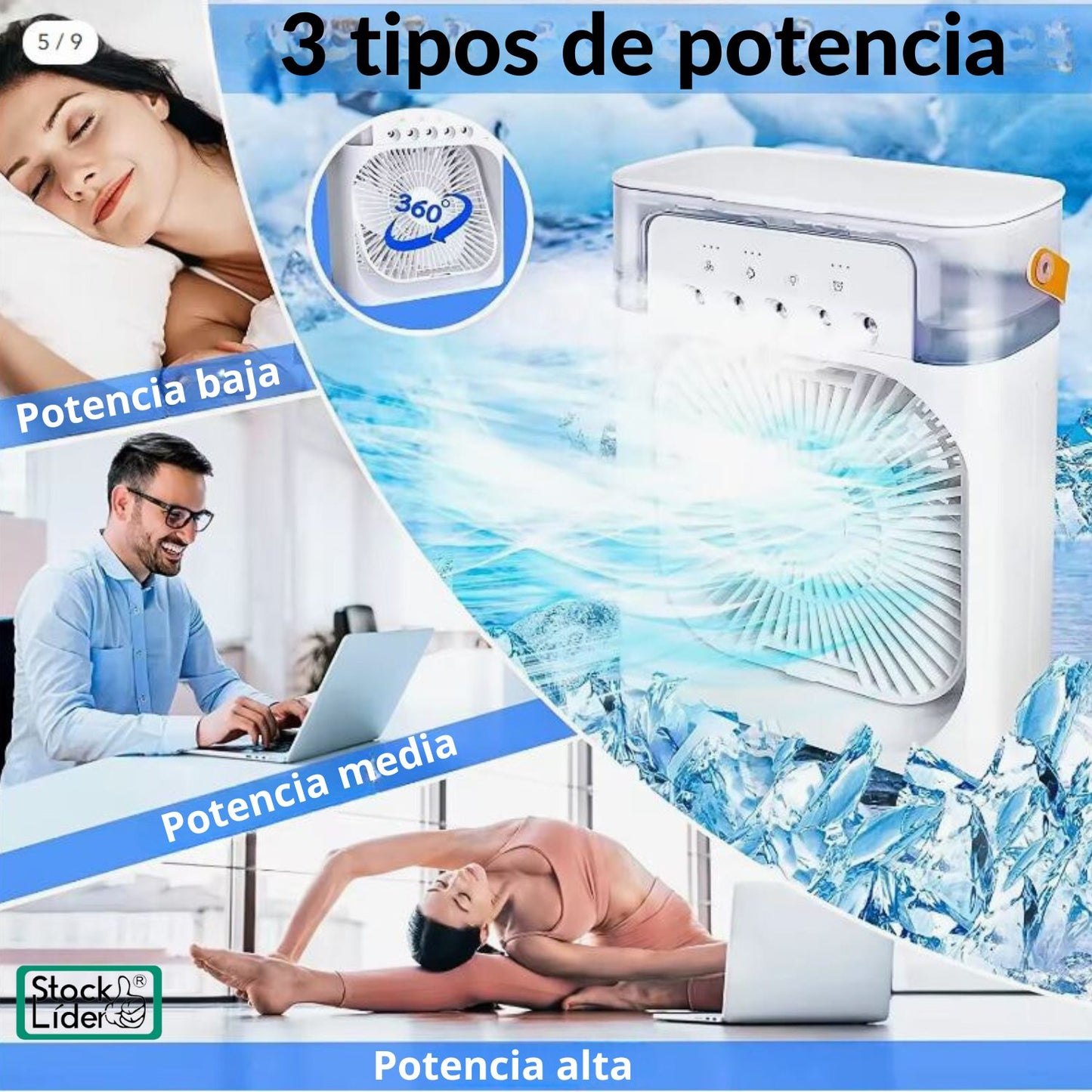 Ventilador enfriador de aire