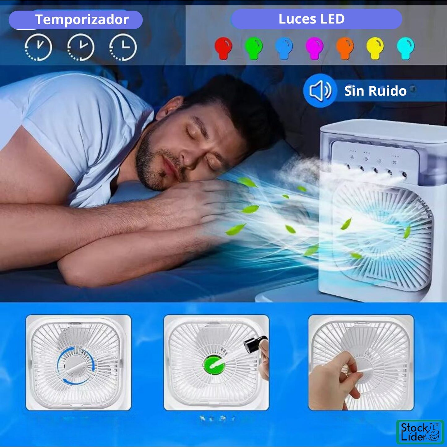 Ventilador enfriador de aire